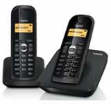 Telefefono Inalambro Digital Gigaset As200 Duo Negro